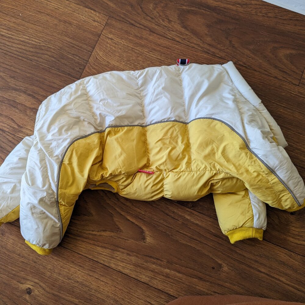 Waterproof Winter Warm Full Body Apparel with Zipper + Leash Attachment / Medium
